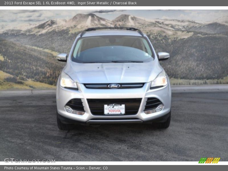 Ingot Silver Metallic / Charcoal Black 2013 Ford Escape SEL 1.6L EcoBoost 4WD
