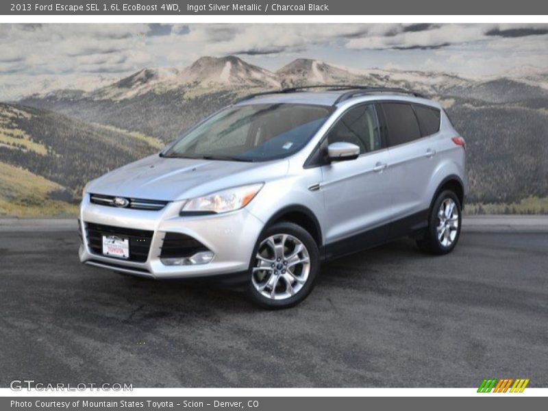 Ingot Silver Metallic / Charcoal Black 2013 Ford Escape SEL 1.6L EcoBoost 4WD