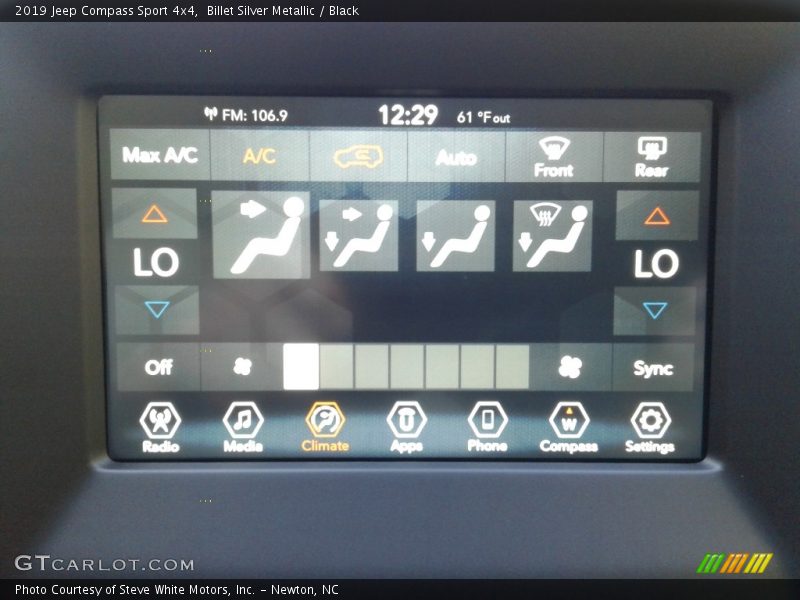 Billet Silver Metallic / Black 2019 Jeep Compass Sport 4x4