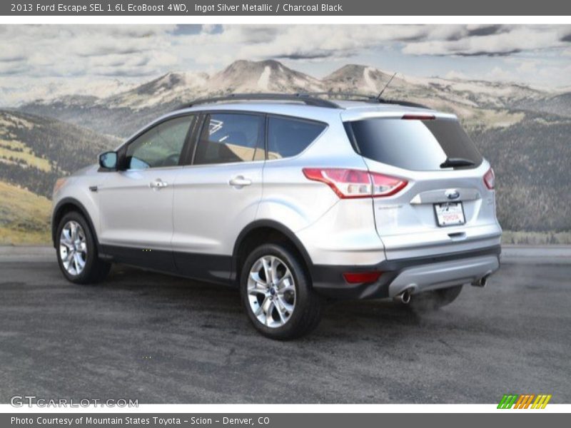 Ingot Silver Metallic / Charcoal Black 2013 Ford Escape SEL 1.6L EcoBoost 4WD