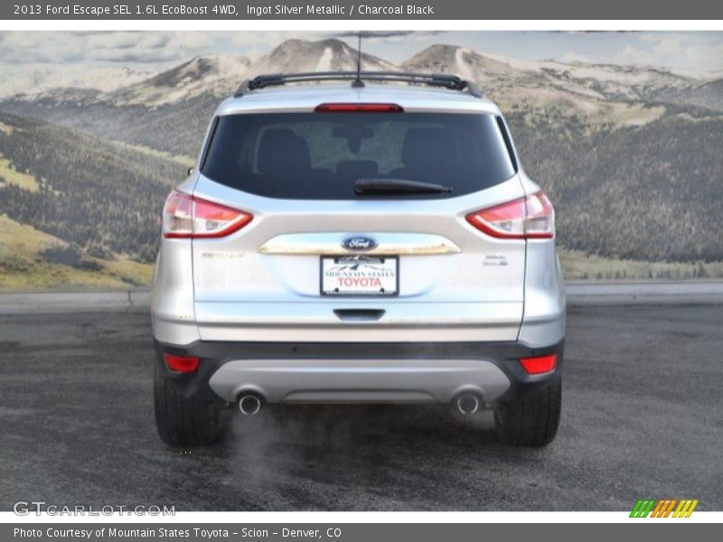 Ingot Silver Metallic / Charcoal Black 2013 Ford Escape SEL 1.6L EcoBoost 4WD