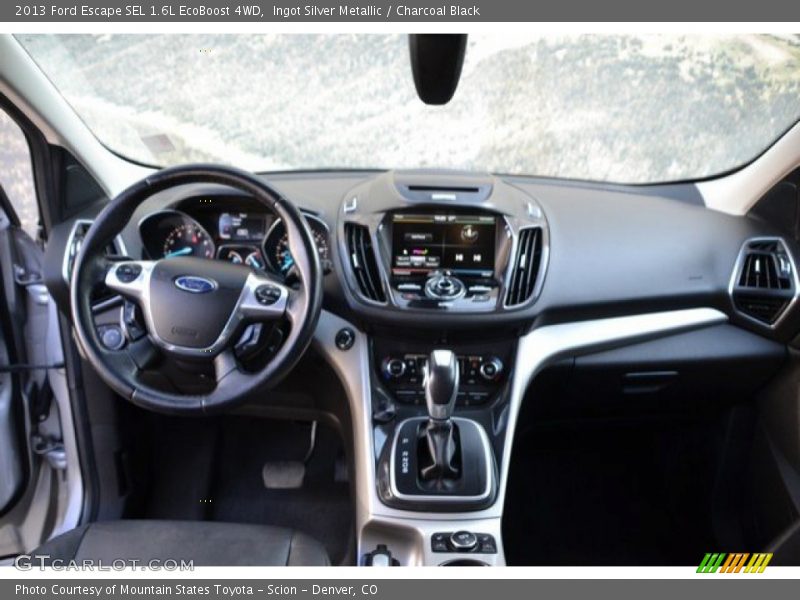 Ingot Silver Metallic / Charcoal Black 2013 Ford Escape SEL 1.6L EcoBoost 4WD