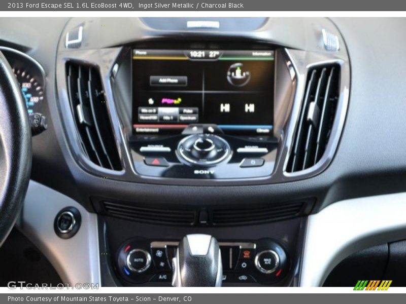 Ingot Silver Metallic / Charcoal Black 2013 Ford Escape SEL 1.6L EcoBoost 4WD