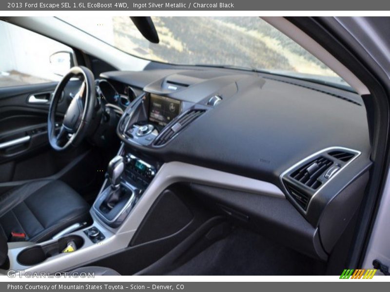 Ingot Silver Metallic / Charcoal Black 2013 Ford Escape SEL 1.6L EcoBoost 4WD