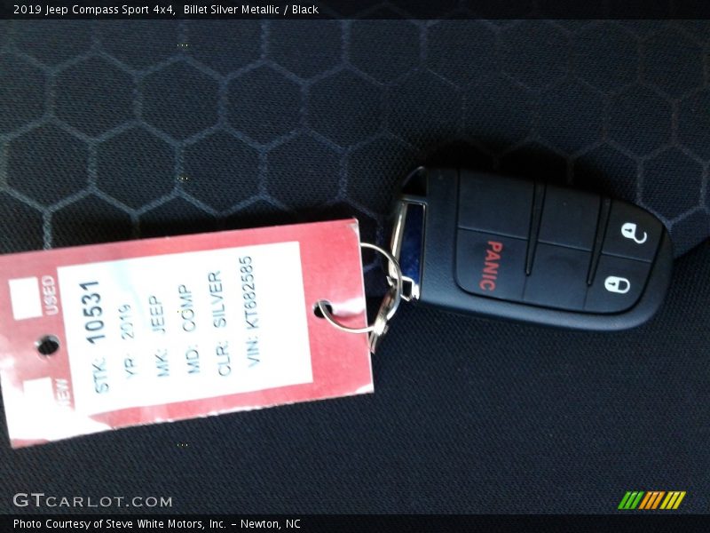 Billet Silver Metallic / Black 2019 Jeep Compass Sport 4x4