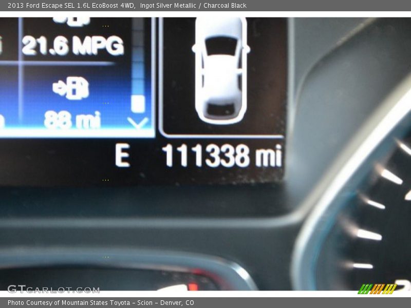 Ingot Silver Metallic / Charcoal Black 2013 Ford Escape SEL 1.6L EcoBoost 4WD