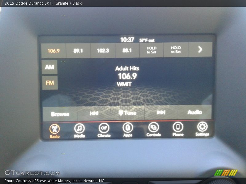 Granite / Black 2019 Dodge Durango SXT