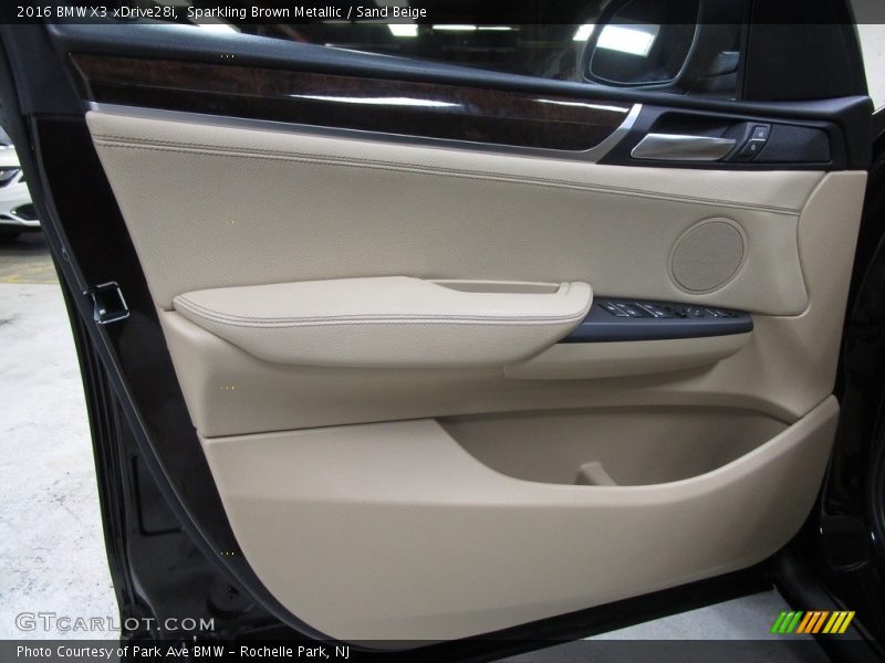 Sparkling Brown Metallic / Sand Beige 2016 BMW X3 xDrive28i