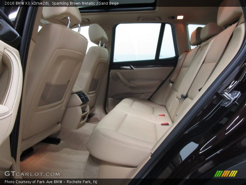 Sparkling Brown Metallic / Sand Beige 2016 BMW X3 xDrive28i