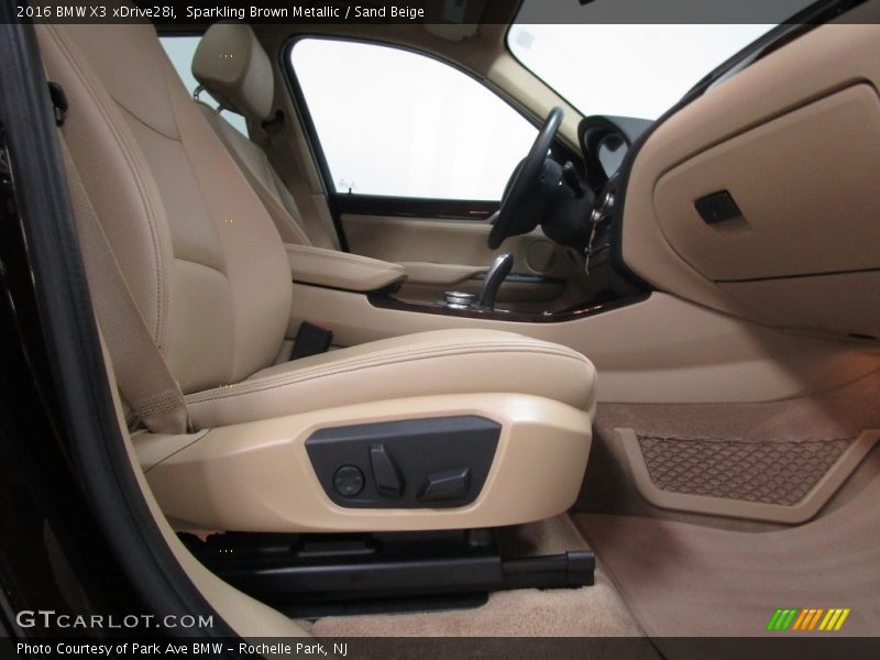 Sparkling Brown Metallic / Sand Beige 2016 BMW X3 xDrive28i