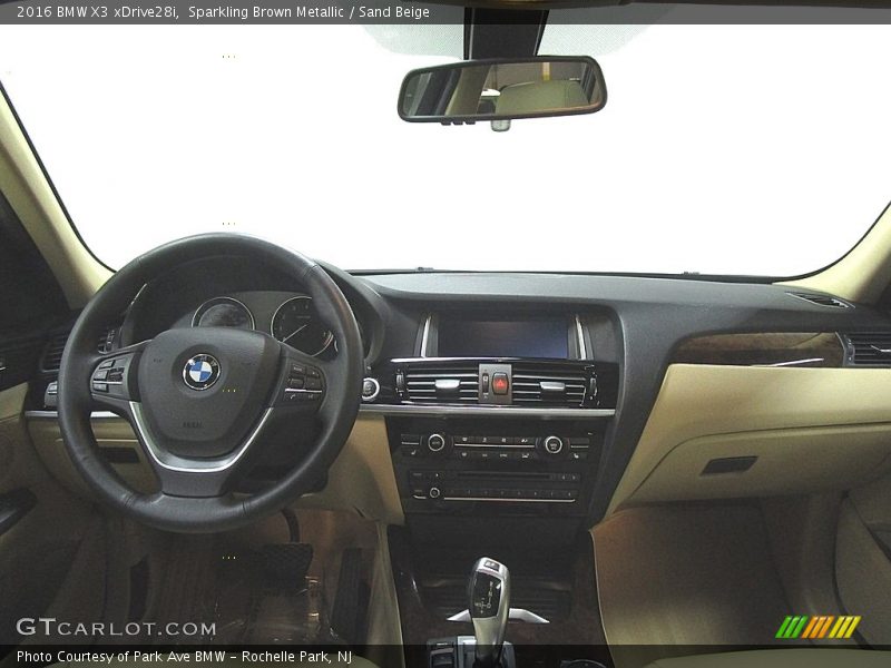 Sparkling Brown Metallic / Sand Beige 2016 BMW X3 xDrive28i