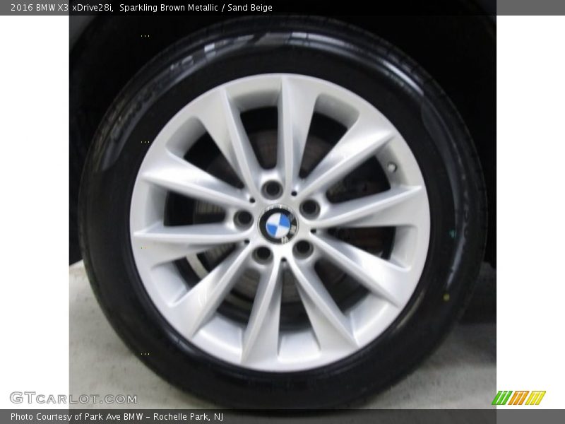 Sparkling Brown Metallic / Sand Beige 2016 BMW X3 xDrive28i