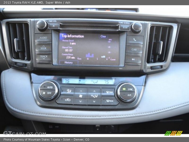 Super White / Ash 2013 Toyota RAV4 XLE AWD
