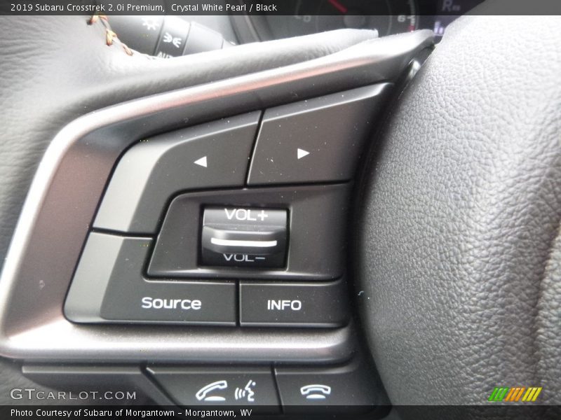 Crystal White Pearl / Black 2019 Subaru Crosstrek 2.0i Premium