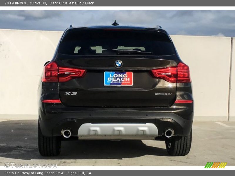 Dark Olive Metallic / Black 2019 BMW X3 sDrive30i