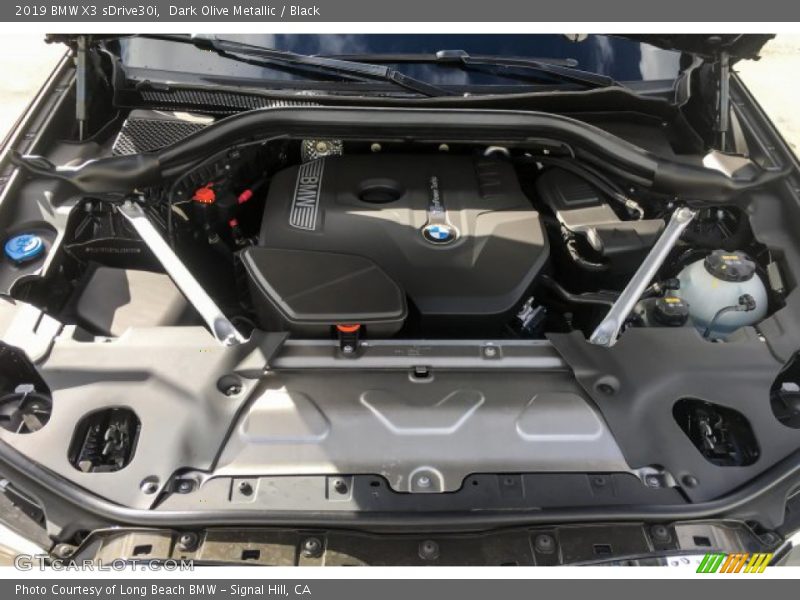 Dark Olive Metallic / Black 2019 BMW X3 sDrive30i