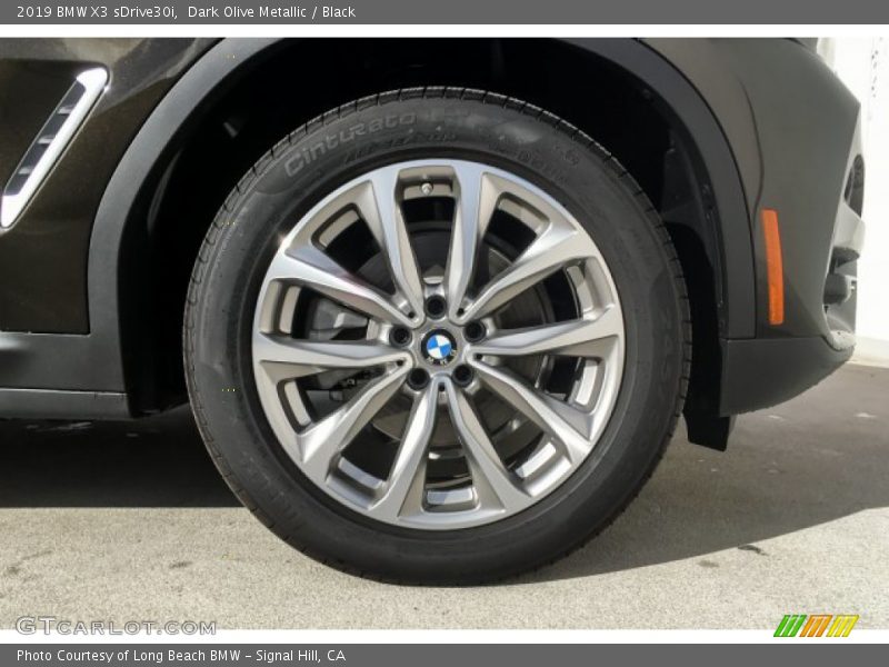 Dark Olive Metallic / Black 2019 BMW X3 sDrive30i