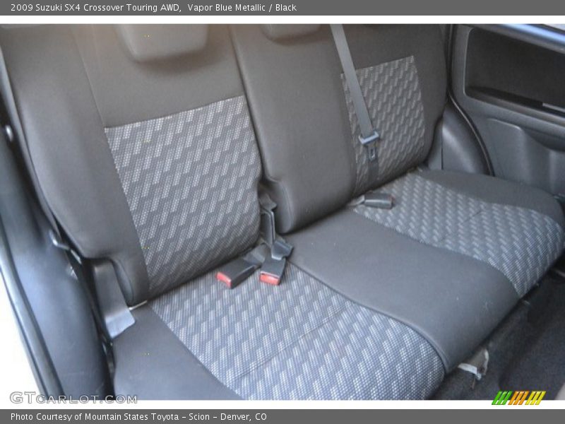 Vapor Blue Metallic / Black 2009 Suzuki SX4 Crossover Touring AWD