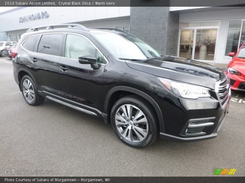 Crystal Black Silica / Warm Ivory 2019 Subaru Ascent Limited