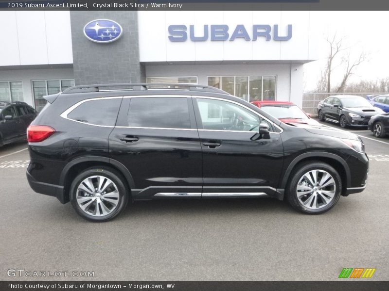 Crystal Black Silica / Warm Ivory 2019 Subaru Ascent Limited