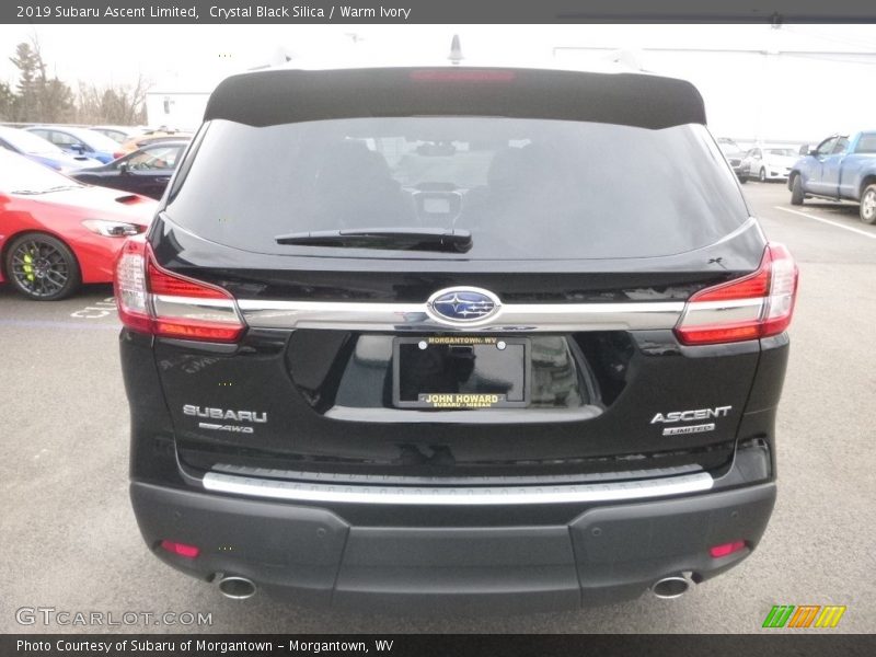 Crystal Black Silica / Warm Ivory 2019 Subaru Ascent Limited
