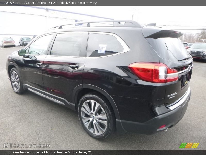 Crystal Black Silica / Warm Ivory 2019 Subaru Ascent Limited