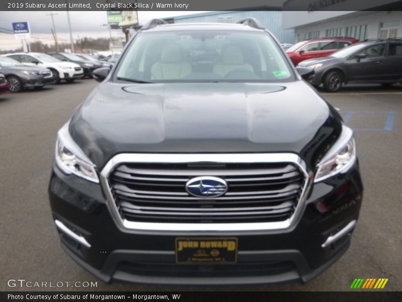 Crystal Black Silica / Warm Ivory 2019 Subaru Ascent Limited