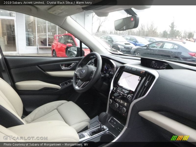 Crystal Black Silica / Warm Ivory 2019 Subaru Ascent Limited