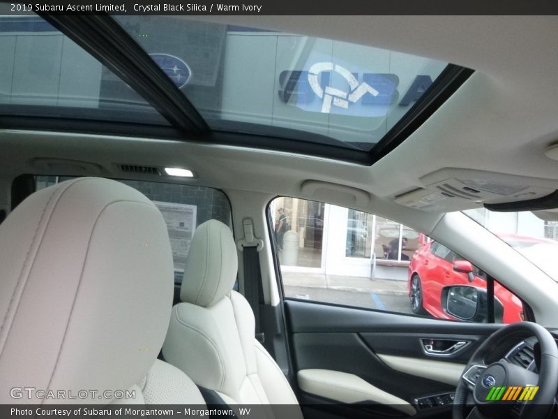 Crystal Black Silica / Warm Ivory 2019 Subaru Ascent Limited