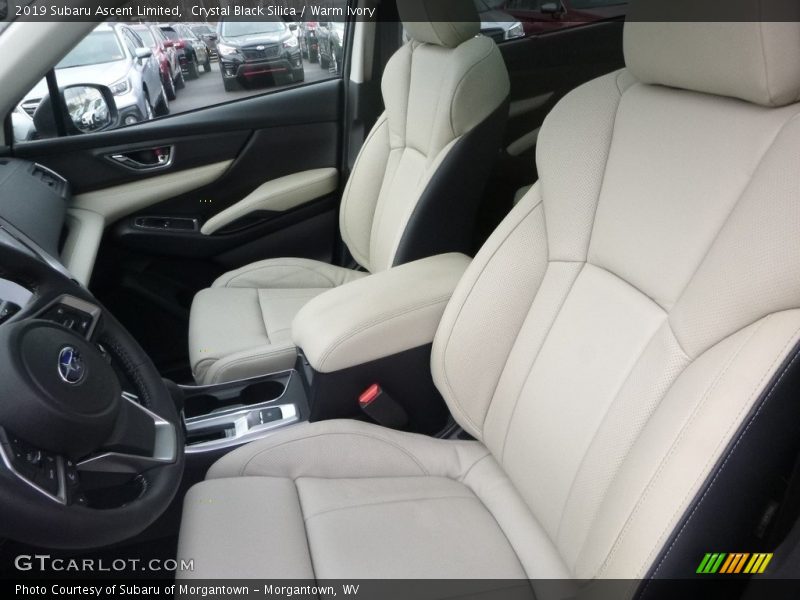 Crystal Black Silica / Warm Ivory 2019 Subaru Ascent Limited