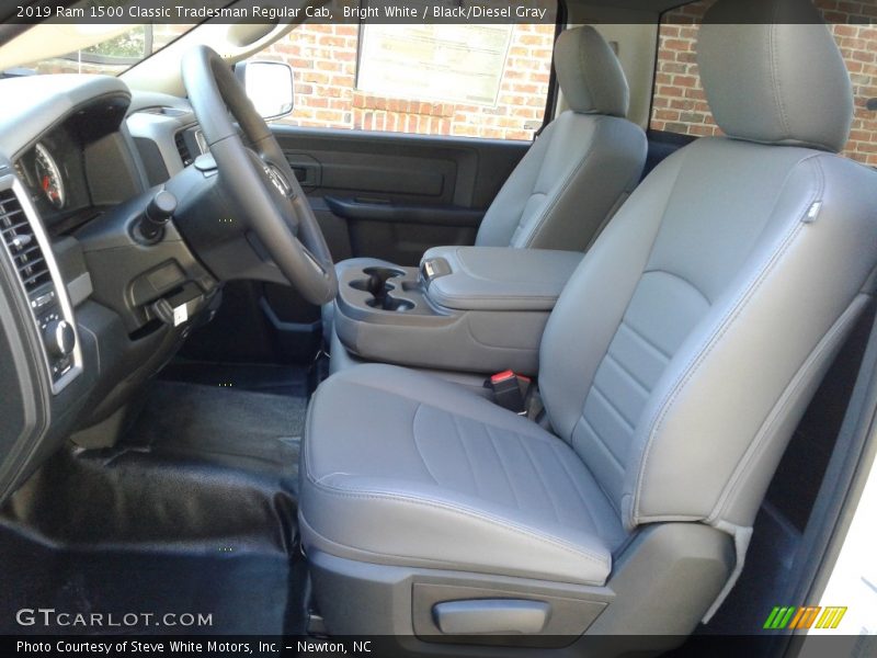 Bright White / Black/Diesel Gray 2019 Ram 1500 Classic Tradesman Regular Cab