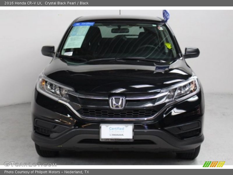 Crystal Black Pearl / Black 2016 Honda CR-V LX