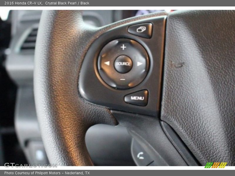 Crystal Black Pearl / Black 2016 Honda CR-V LX