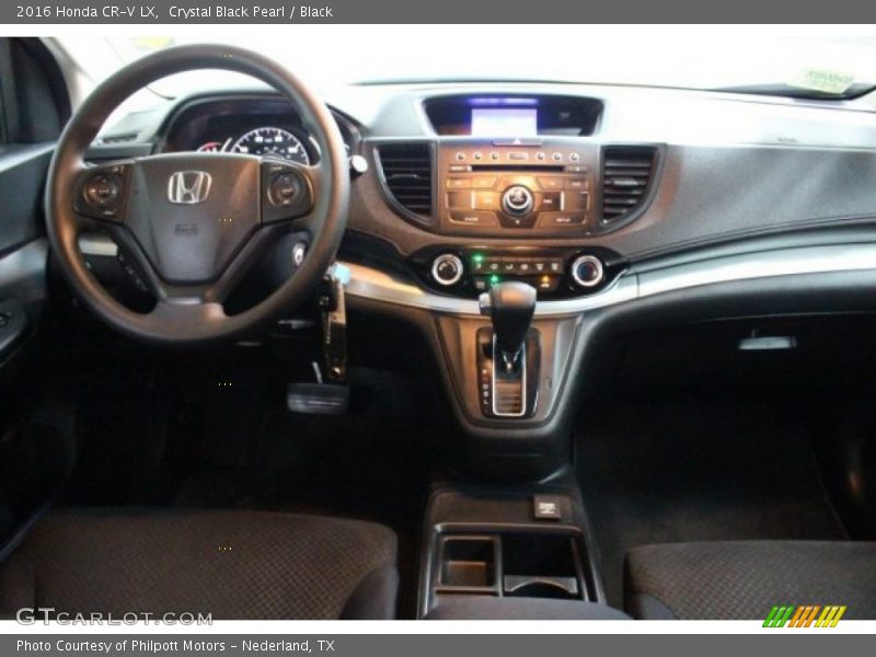 Crystal Black Pearl / Black 2016 Honda CR-V LX