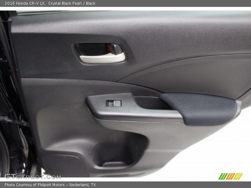 Crystal Black Pearl / Black 2016 Honda CR-V LX