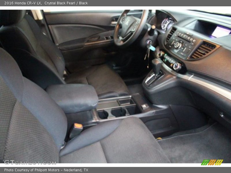 Crystal Black Pearl / Black 2016 Honda CR-V LX