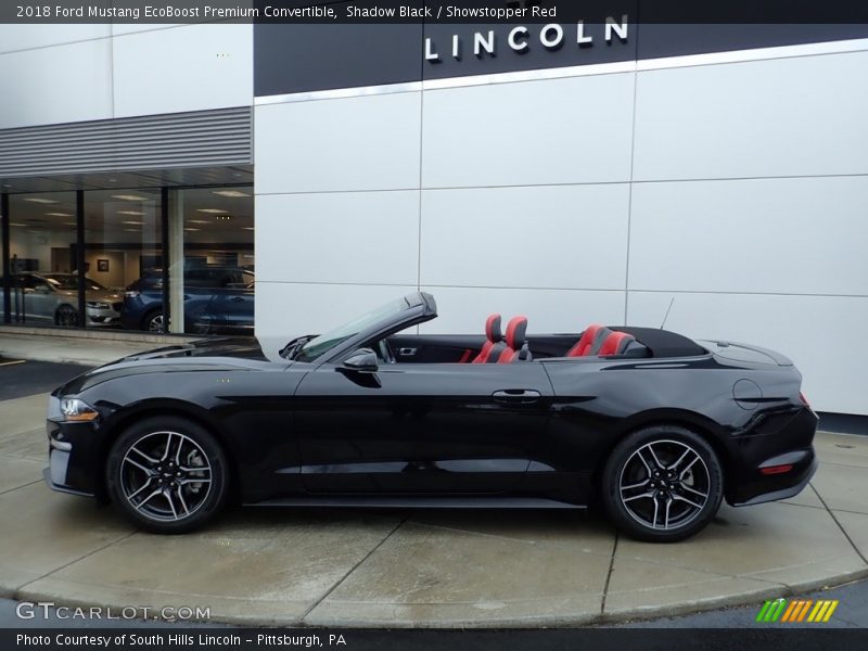  2018 Mustang EcoBoost Premium Convertible Shadow Black