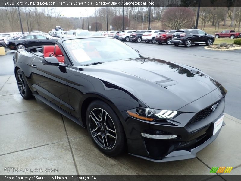 Front 3/4 View of 2018 Mustang EcoBoost Premium Convertible