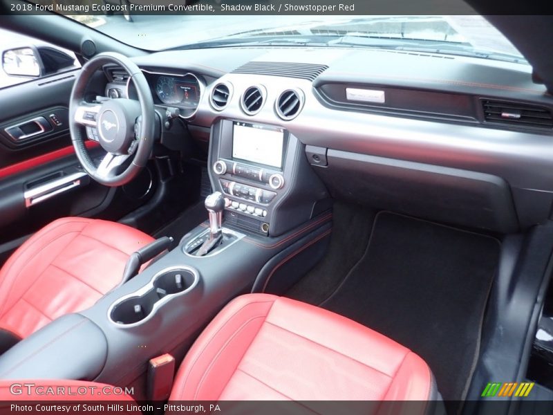  2018 Mustang EcoBoost Premium Convertible Showstopper Red Interior