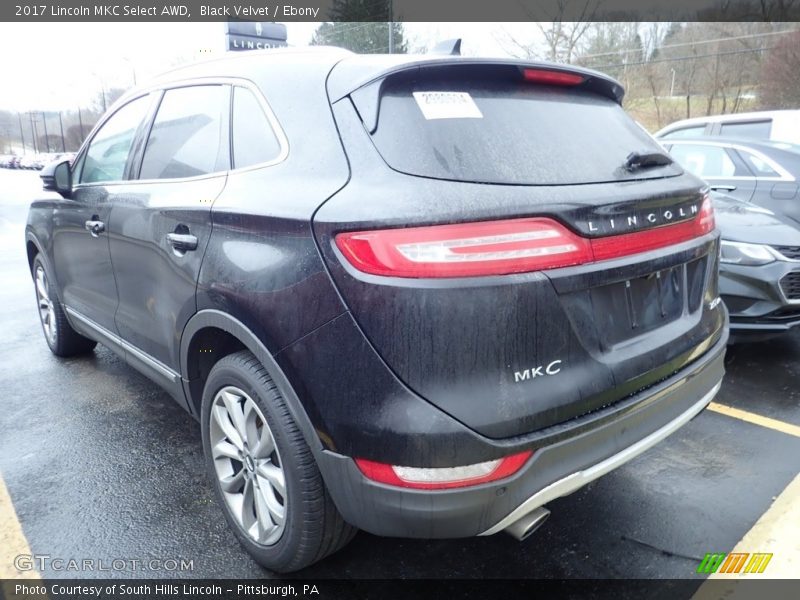 Black Velvet / Ebony 2017 Lincoln MKC Select AWD