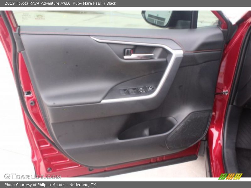Ruby Flare Pearl / Black 2019 Toyota RAV4 Adventure AWD
