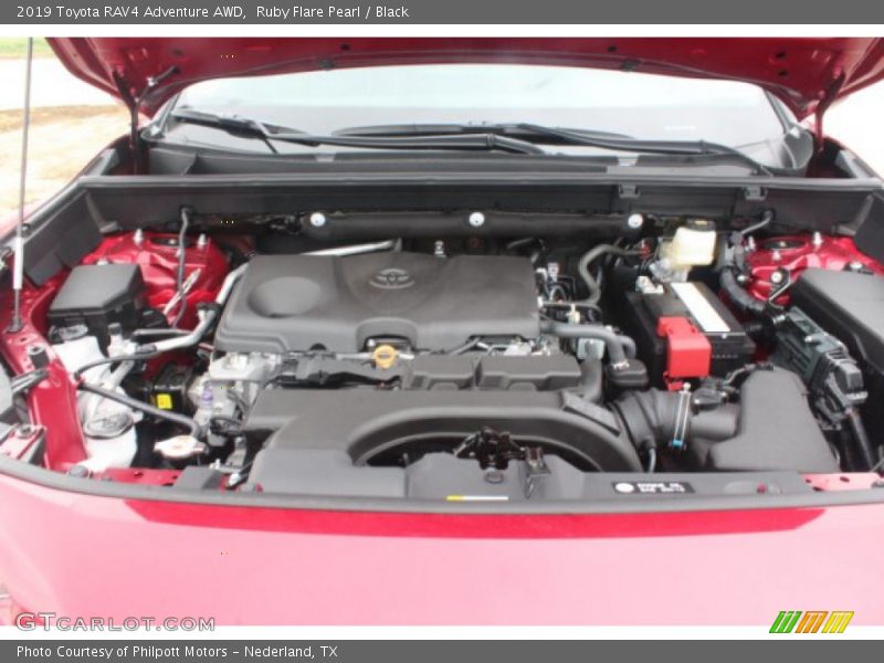 Ruby Flare Pearl / Black 2019 Toyota RAV4 Adventure AWD