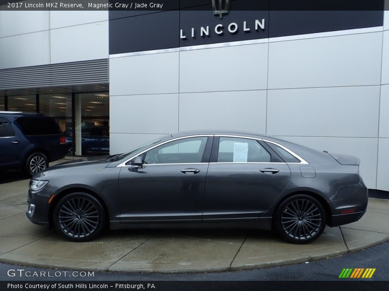 Magnetic Gray / Jade Gray 2017 Lincoln MKZ Reserve