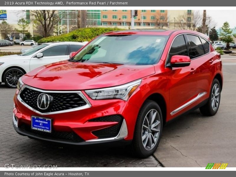 Performance Red Pearl / Parchment 2019 Acura RDX Technology AWD