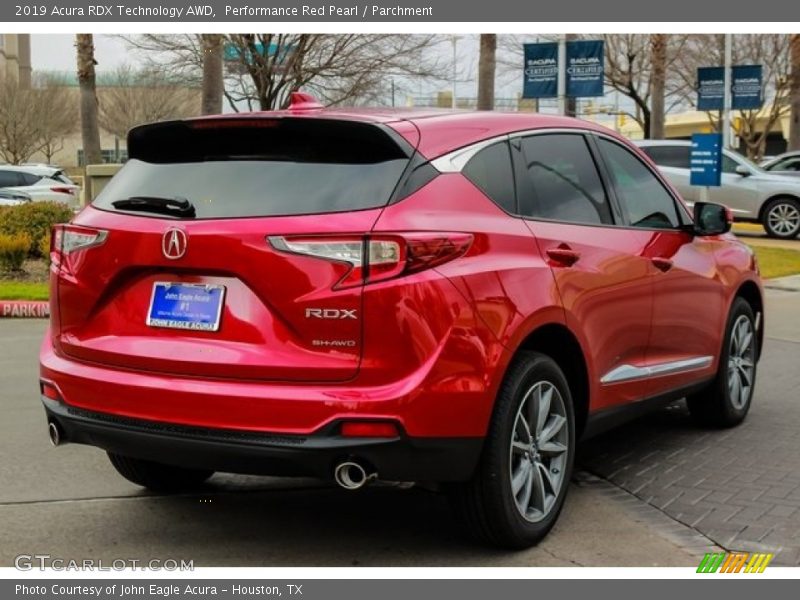 Performance Red Pearl / Parchment 2019 Acura RDX Technology AWD