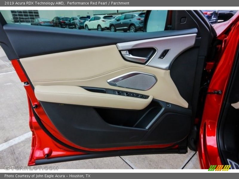 Performance Red Pearl / Parchment 2019 Acura RDX Technology AWD