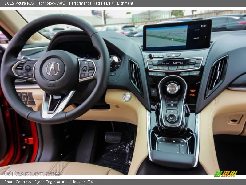 Performance Red Pearl / Parchment 2019 Acura RDX Technology AWD