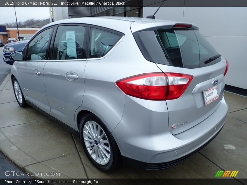 Ingot Silver Metallic / Charcoal Black 2015 Ford C-Max Hybrid SEL