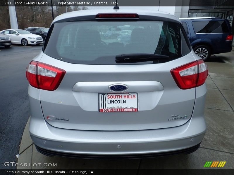 Ingot Silver Metallic / Charcoal Black 2015 Ford C-Max Hybrid SEL