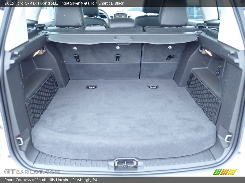 Ingot Silver Metallic / Charcoal Black 2015 Ford C-Max Hybrid SEL